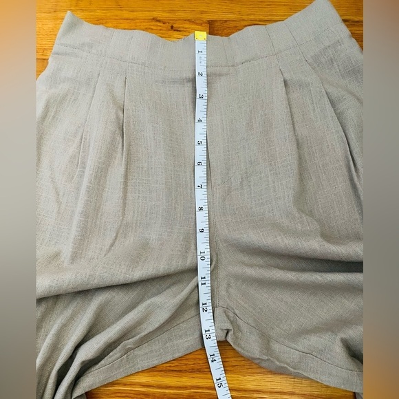 Linen Blend Pants, Pacibe, Size Small, Wide Leg Elastic Waist Flowy Summer Pants - Picture 10 of 14